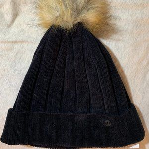 Lululemon Navy Pom Pom Beanie